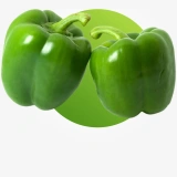 Fresh green bell pepper for stir fry salads and cooking