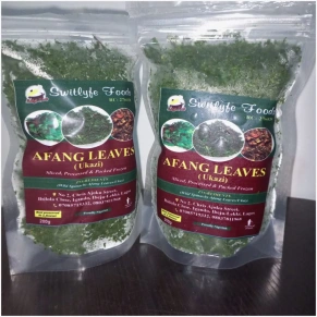 Afang washed and pounded 200g for Nigerian soup