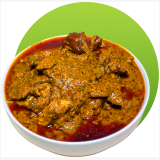 Rich Atama soup with palm-nut flavour and succulent proteins. Traditional South-South taste, freshly cooked and delivered to your doorstep.